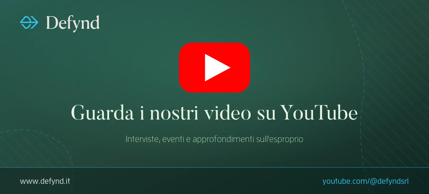Guarda i nostri video su YouTube